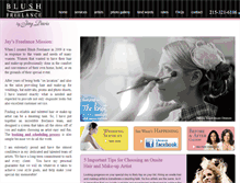 Tablet Screenshot of blushfreelance.com